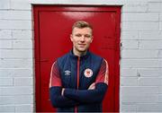 21 November 2022; Jamie Lennon poses for a portrait after he signed a new multi-year contract for St Patrick's Athletic at Richmond Park in Dublin. Photo by Piaras Ó Mídheach/Sportsfile