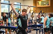 21 November 2022; Joe McCarthy during a Leinster Rugby gym session at Leinster HQ in Dublin. Photo by Harry Murphy/Sportsfile