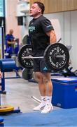 21 November 2022; Tadhg McElroy during a Leinster Rugby gym session at Leinster HQ in Dublin. Photo by Harry Murphy/Sportsfile