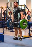 21 November 2022; Rónan Kelleher during a Leinster Rugby gym session at Leinster HQ in Dublin. Photo by Harry Murphy/Sportsfile