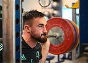 21 November 2022; Rónan Kelleher during a Leinster Rugby gym session at Leinster HQ in Dublin. Photo by Harry Murphy/Sportsfile