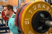 21 November 2022; Scott Penny during a Leinster Rugby gym session at Leinster HQ in Dublin. Photo by Harry Murphy/Sportsfile