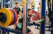21 November 2022; Rónan Kelleher during a Leinster Rugby gym session at Leinster HQ in Dublin. Photo by Harry Murphy/Sportsfile