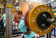 21 November 2022; Scott Penny during a Leinster Rugby gym session at Leinster HQ in Dublin. Photo by Harry Murphy/Sportsfile