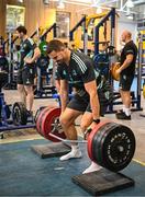 21 November 2022; Max Deegan during a Leinster Rugby gym session at Leinster HQ in Dublin. Photo by Harry Murphy/Sportsfile