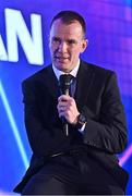 19 November 2022; Guest speaker Glenn Whelan during the PFA Ireland Awards 2022 at the Marker Hotel in Dublin. Photo by Sam Barnes/Sportsfile