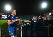 26 November 2022; Ross Molony of Leinster after his side's victory in the United Rugby Championship match between Leinster and Glasgow Warriors at RDS Arena in Dublin. Photo by Harry Murphy/Sportsfile
