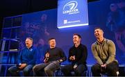 26 November 2022; Joe Schmidt, Brian O’Driscoll, Eoin Reddan and Rob Kearney at the Heineken Cup 2011 and 2012 winner's lunch before the United Rugby Championship match between Leinster and Glasgow Warriors at RDS Arena in Dublin. Photo by Harry Murphy/Sportsfile