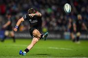 26 November 2022; George Horne of Glasgow Warriors converts a kick during the United Rugby Championship match between Leinster and Glasgow Warriors at RDS Arena in Dublin. Photo by Tyler Miller/Sportsfile