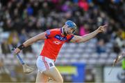 27 November 2022; Mark Caulfield of St. Thomas celebrates after scoring a goal during the Galway County Senior Hurling Championship Final Replay match between St Thomas and Loughrea at Pearse Stadium in Galway. Photo by Ray Ryan/Sportsfile