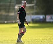 27 November 2022; Referee Mel Kenny during the CurrentAccount.ie LGFA All-Ireland Junior Club Championship Semi-Final match between Salthill Knocknacarra, Galway, and O’Dwyer's, Dublin, at The Prairie in Salthill, Galway. Photo by Piaras Ó Mídheach/Sportsfile