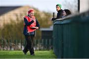 27 November 2022; Mullinahone manager Mary O'Shea during the CurrentAccount.ie LGFA All-Ireland Intermediate Club Championship Semi-Final match between Mullinahone, Tipperary, and Derrygonnelly, Fermanagh, at John Locke Park in Callan, Kilkenny. Photo by David Fitzgerald/Sportsfile