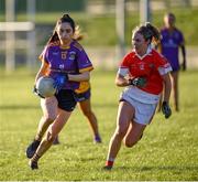 27 November 2022; Julia Buckley of Kilmacud Crokes during the CurrentAccount.ie LGFA All-Ireland Senior Club Championship Semi-Final match between Donaghmoyne,  Monaghan, and Kilmacud Crokes, Dublin, at Cornaslieve in Carrickmacross, Monaghan. Photo by Philip Fitzpatrick/Sportsfile