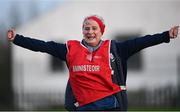 27 November 2022; Mullinahone manager Mary O'Shea celebrates after the CurrentAccount.ie LGFA All-Ireland Intermediate Club Championship Semi-Final match between Mullinahone, Tipperary, and Derrygonnelly, Fermanagh, at John Locke Park in Callan, Kilkenny. Photo by David Fitzgerald/Sportsfile