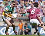23 May 2004; Niall McNamee, Offaly, in action against Damien Healy, Westmeath. Bank of Ireland Leinster Senior Football Championship, Offaly v Westmeath, Croke Park, Dublin. Picture credit; Brian Lawless / SPORTSFILE