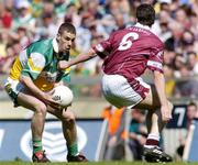 23 May 2004; Niall McNamee, Offaly, in action against Damien Healy, Westmeath. Bank of Ireland Leinster Senior Football Championship, Offaly v Westmeath, Croke Park, Dublin. Picture credit; Brian Lawless / SPORTSFILE