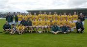 30 May 2004; The Antrim squad. Bank of Ireland Ulster Senior Football Championship, Donegal v Antrim, McCool Park, Ballybofey, Co. Donegal. Picture credit; Damien Eagers / SPORTSFILE