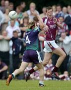 30 May 2004; John Devane, Galway, in action against Sean Murphy, London. Bank of Ireland Connacht Senior Football Championship, London v Galway, Emerald Gaelic Grounds, Ruislip, London. Picture credit; Brian Lawless / SPORTSFILE