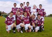 30 May 2004; The Galway team celebrate after victory over London. Primary Schools Game, London v Galway, Emerald Gaelic Grounds, Ruislip, London. Picture credit; Brian Lawless / SPORTSFILE