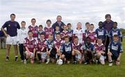 30 May 2004; The Galway and London teams after the game. Primary Schools Game, London v Galway, Emerald Gaelic Grounds, Ruislip, London. Picture credit; Brian Lawless / SPORTSFILE