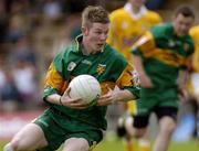 30 May 2004; Garreth Concarr, Donegal. Ulster Minor Football Championship, Donegal v Antrim, McCool Park, Ballybofey, Co. Donegal. Picture credit; Damien Eagers / SPORTSFILE
