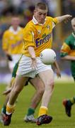 30 May 2004; Adrian Oliver, Antrim. Bank of Ireland Ulster Minor Football Championship, Donegal v Antrim, McCool Park, Ballybofey, Co. Donegal. Picture credit; Damien Eagers / SPORTSFILE