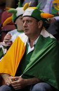2 June 2004; A Republic of Ireland fan watches the match. Unity Cup, Republic of Ireland v Jamaica, The Valley, London, England. Picture credit; Pat Murphy / SPORTSFILE