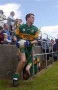 30 May 2004; Brendan Boyle, Donegal, makes his way onto the pitch. Bank of Ireland Ulster Senior Football Championship, Donegal v Antrim, McCool Park, Ballybofey, Co. Donegal. Picture credit; Damien Eagers / SPORTSFILE
