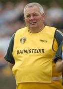 30 May 2004; P.J O'Hare, Antrim manager. Bank of Ireland Ulster Senior Football Championship, Donegal v Antrim, McCool Park, Ballybofey, Co. Donegal. Picture credit; Damien Eagers / SPORTSFILE