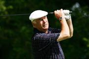 5 June 2004; Christy O Connor Jr, Ireland, watches his drive from the 10th tee box during round two of the AIB Irish Seniors Open. Adare Manor Hotel Golf and Country Club, Adare, Co. Limerick. Picture credit; SPORTSFILE