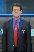 14 August 2013; Russia manager Fabio Capello. 2014 FIFA World Cup Qualifier Group F Refixture, Northern Ireland v Russia, Windsor Park, Belfast, Co. Antrim. Picture credit: Liam McBurney / SPORTSFILE