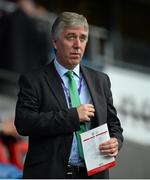14 August 2013; FAI chief Executive John Delaney before the start of the game. International Friendly, Wales v Republic of Ireland, Cardiff City Stadium, Cardiff, Wales. Picture credit: David Maher / SPORTSFILE