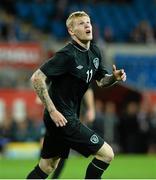 14 August 2013; James McClean, Republic of Ireland, in action against Wales. International Friendly, Wales v Republic of Ireland, Cardiff City Stadium, Cardiff, Wales. Picture credit: David Maher / SPORTSFILE
