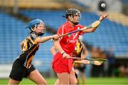 17 August 2013; Angela Walsh, Cork, in action against Claire Phelan, Kilkenny. Liberty Insurance All-Ireland Senior Camogie Championship, Semi-Final, Cork v Kilkenny, Semple Stadium, Thurles, Co. Tipperary. Photo by Sportsfile