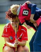17 August 2013; A dejected Anna Geary, Cork, after the game. Liberty Insurance All-Ireland Senior Camogie Championship, Semi-Final, Cork v Kilkenny, Semple Stadium, Thurles, Co. Tipperary. Photo by Sportsfile