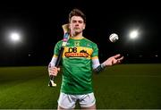 28 November 2022; Provincial glory up for grabs! Conal Cunning of Dunloy GAC, pictured today ahead of the 2022 AIB Ulster GAA Hurling Senior Club Championship Final which takes place this Sunday, December 4th at 1.30pm at the Athletic Grounds, Armagh. The AIB GAA All-Ireland Club Championships features some of #TheToughest players from communities all across Ireland. It is these very communities that the players represent that make the AIB GAA All-Ireland Club Championships unique. Now in its 32nd year supporting the Club Championships, AIB is extremely proud to once again celebrate the communities that play such a role in sustaining our national games. Photo by Harry Murphy/Sportsfile