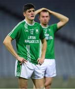 27 November 2022; Conor Kehoe of St Mullin’s, and team mate Ger Coady, right, after the AIB Leinster GAA Hurling Senior Club Championship Semi-Final match between Naomh Moling and Kilmacud Crokes at Croke Park in Dublin. Photo by Daire Brennan/Sportsfile