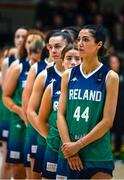 27 November 2022; Orla O'Reilly of Ireland before the FIBA Women's EuroBasket 2023 Qualifier match between Ireland and Netherlands at National Basketball Arena in Dublin. Photo by Harry Murphy/Sportsfile