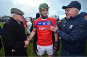 27 November 2022; David Burke of St. Thomas is congratulated by sopporters after the Galway County Senior Hurling Championship Final Replay match between St Thomas and Loughrea at Pearse Stadium in Galway. Photo by Ray Ryan/Sportsfile