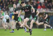 27 November 2022; Cahir Donnelly of Erin's Own Cargin during the AIB Ulster GAA Football Senior Club Championship Semi Final match between Erin's Own Cargin and Glen Watty Graham's at O'Neill's Healy Park in Omagh. Photo by Ramsey Cardy/Sportsfile