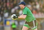27 November 2022; Erin's Own Cargin goalkeeper John McNabb during the AIB Ulster GAA Football Senior Club Championship Semi Final match between Erin's Own Cargin and Glen Watty Graham's at O'Neill's Healy Park in Omagh. Photo by Ramsey Cardy/Sportsfile