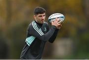 28 November 2022; Jimmy O'Brien during a Leinster Rugby squad training session at Old Belvedere RFC in Dublin. Photo by Harry Murphy/Sportsfile