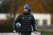 28 November 2022; Head coach Leo Cullen during a Leinster Rugby squad training session at Old Belvedere RFC in Dublin. Photo by Harry Murphy/Sportsfile