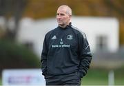28 November 2022; Senior coach Stuart Lancaster during a Leinster Rugby squad training session at Old Belvedere RFC in Dublin. Photo by Harry Murphy/Sportsfile