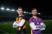 29 November 2022; Provincial glory up for grabs! Shane Horan of Kilmacud Crokes, Dublin, right, and Niall Mitchell of The Downs, Westmeath, pictured today ahead of the 2022 AIB Leinster GAA Football Senior Club Championship Final, which takes place this Sunday, December 4th at Croke Park. The AIB GAA All-Ireland Club Championships features some of #TheToughest players from communities all across Ireland. It is these very communities that the players represent that make the AIB GAA All-Ireland Club Championships unique. Now in its 32nd year supporting the Club Championships, AIB is extremely proud to once again celebrate the communities that play such a role in sustaining our national games. Photo by Ramsey Cardy/Sportsfile