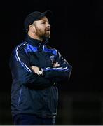 30 November 2022; UCD manager John Divilly before the Electric Ireland Higher Education Senior Football Division 1 League Final match between UCD and Maynooth University at the Dublin City University Sports Campus in Dublin. Photo by Seb Daly/Sportsfile