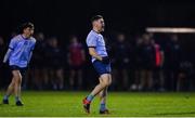30 November 2022; Davy Garland of UCD celebrates after scoring an equalising point during the Electric Ireland Higher Education Senior Football Division 1 League Final match between UCD and Maynooth University at the Dublin City University Sports Campus in Dublin. Photo by Seb Daly/Sportsfile
