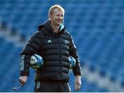 2 December 2022; Head coach Leo Cullen during a Leinster Rugby captain's run at the RDS Arena in Dublin. Photo by Harry Murphy/Sportsfile