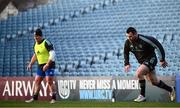 2 December 2022; Cian Healy, right, during a Leinster Rugby captain's run at the RDS Arena in Dublin. Photo by Harry Murphy/Sportsfile