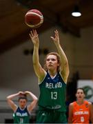 27 November 2022; Claire Melia of Ireland during the FIBA Women's EuroBasket 2023 Qualifier match between Ireland and Netherlands at National Basketball Arena in Dublin. Photo by Harry Murphy/Sportsfile